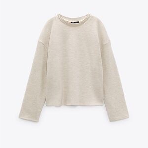 Zara soft sweatshirt